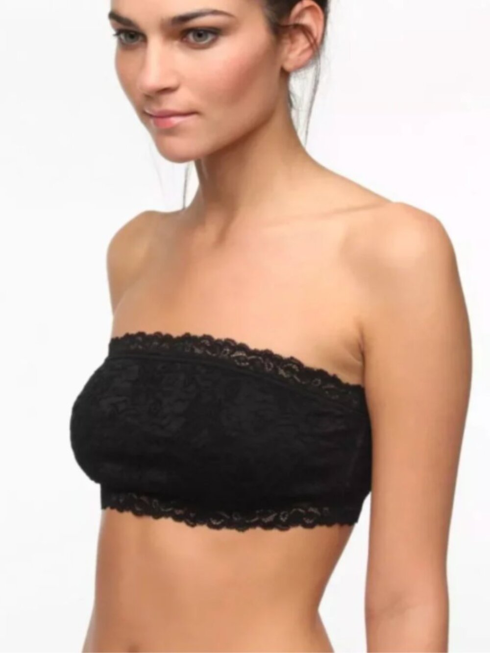 Urban Outfitters Kimchi Blue Black Lace Bandeau Bra Size S